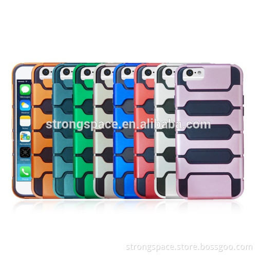 2016 hot selling 2 in 1 PC TPU plastic casing for iPhone 7